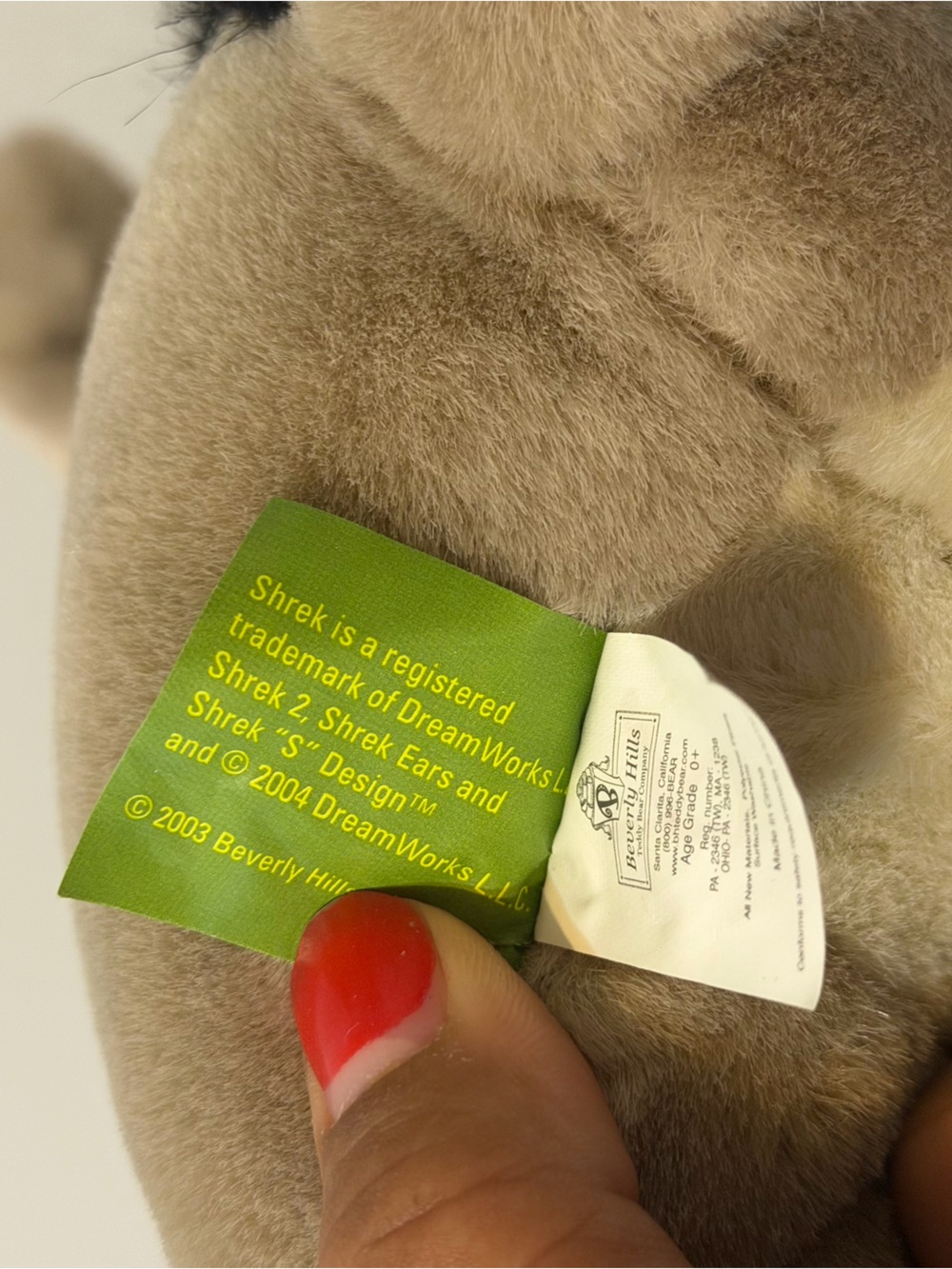 Vintage 2004 Shrek 2 Donkey Plush & Interactive Book - Picture 10 of 10